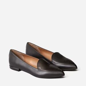 Everlane The Modern Point Loafer in Black Leather. Sz 8 but like a 7-7.5